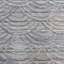 Tapis d'intérieur tissé à la main en polypropylène géométrique argenté-329839165