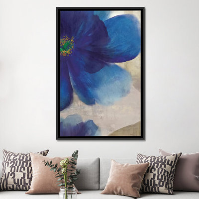 «Indigo Dreams IV» par Asia Jensen - reproduction sur toile tendue sur châssis