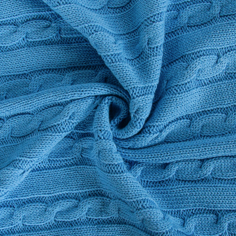 Couverture pour bébé 100% pur coton, 30 x 40 pouces - NTBAY, Bleu