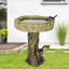 Bains d'oiseaux | Bain d'oiseaux en béton pour l'extérieur Ciment béton | Piédestal à un niveau Birdbath