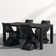 Farrah 4 - Person Patio Dining Set with Extendable Rectangular Table