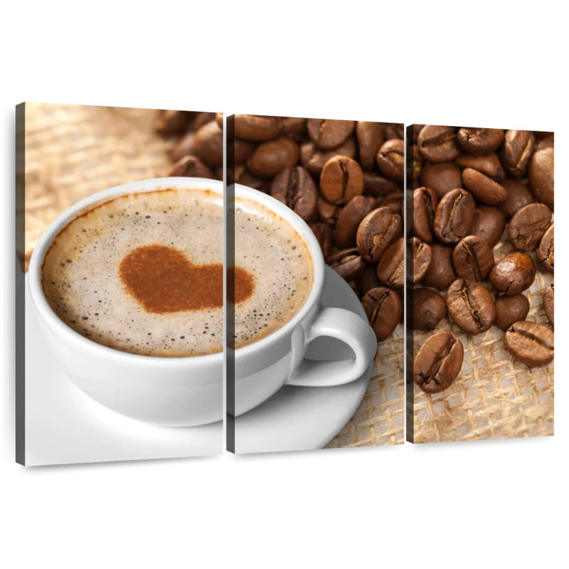 Yarlin Heart Coffee, 28" H x 45" W