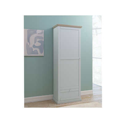 Ashmont 1 Door Manufactured Wood Wardrobe