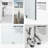 Elan 56-60" W x 74" H Sliding Frameless Shower Door with 3/8" Fluted Glass-98714577