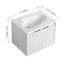 Meuble-lavabo mural 24 po avec porte et encastré pour petite salle de bain 24 po