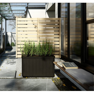 Modern Fully Drawn Stainless Steel Flower Box
