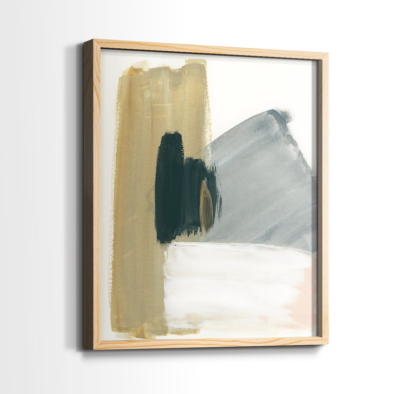 Marble Block Symmetry II Framed Print - Solid Wood, 11" H x 9" W