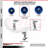 4 Piece Solid Polyurethane Caster Set