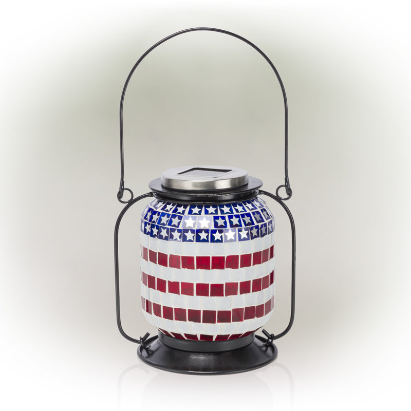 7'' Solar Powered Integrated LED Cylinder