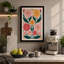 Daisy Bloom Symmetry Botanical 1 Piece Wrapped Canvas Wall Art-781507383-781507384