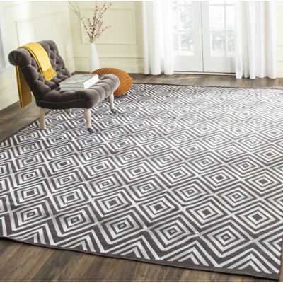 Oakley Geometric Wool Hand Woven 243cm X 304cm Area Rug