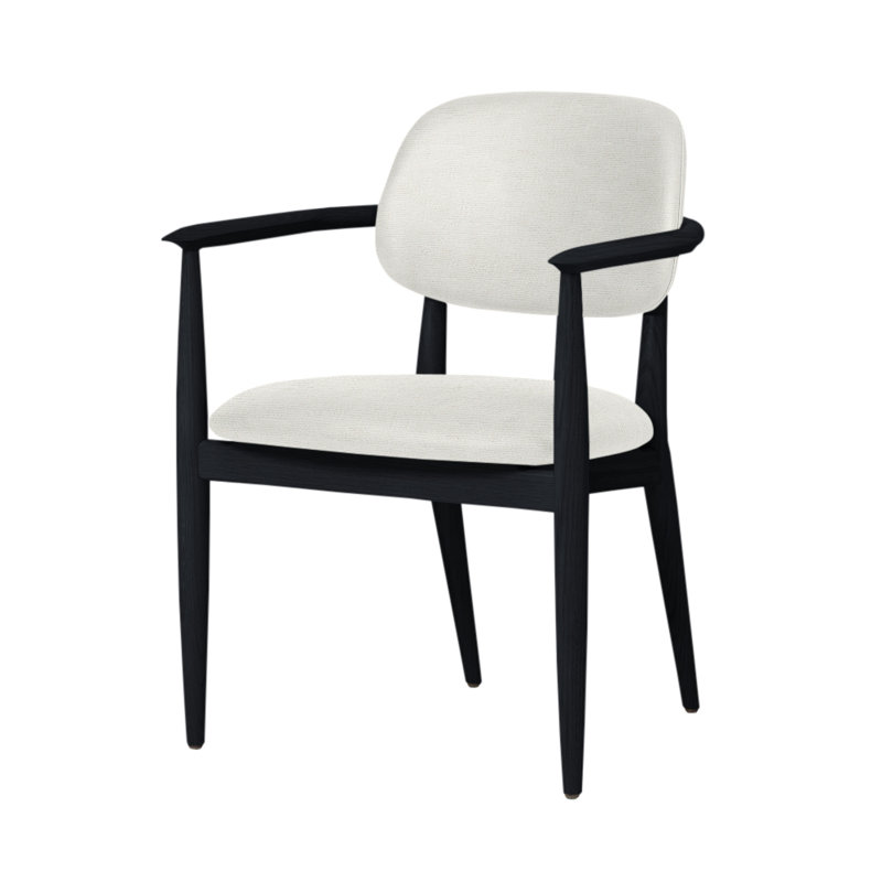 Chaise Slow de Space Copenhagen, Chêne noir, L493 Naturel Sanfor 0023