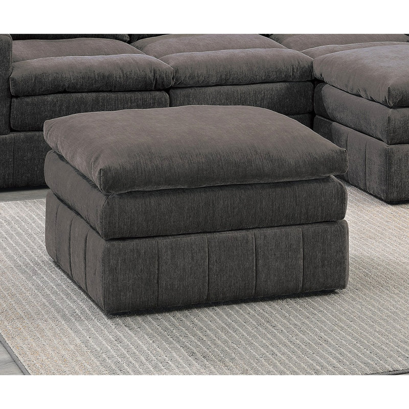 Canapé modulaire contemporain 1pc, Brun