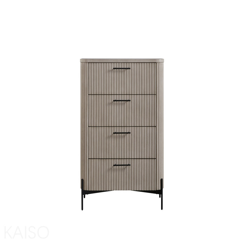 Commode 4 tiroirs - Taupe