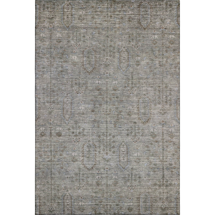 Premium Machine Washable Prisco Granite Rug