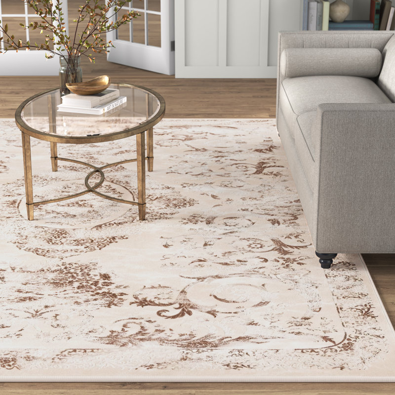 Senter Floral Indoor Rug, Rectangle 7' x 10'