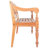 Batavia Bench Entryway Bench with Back for Hallway Solid Wood Mahogany-1691036397-1661524408