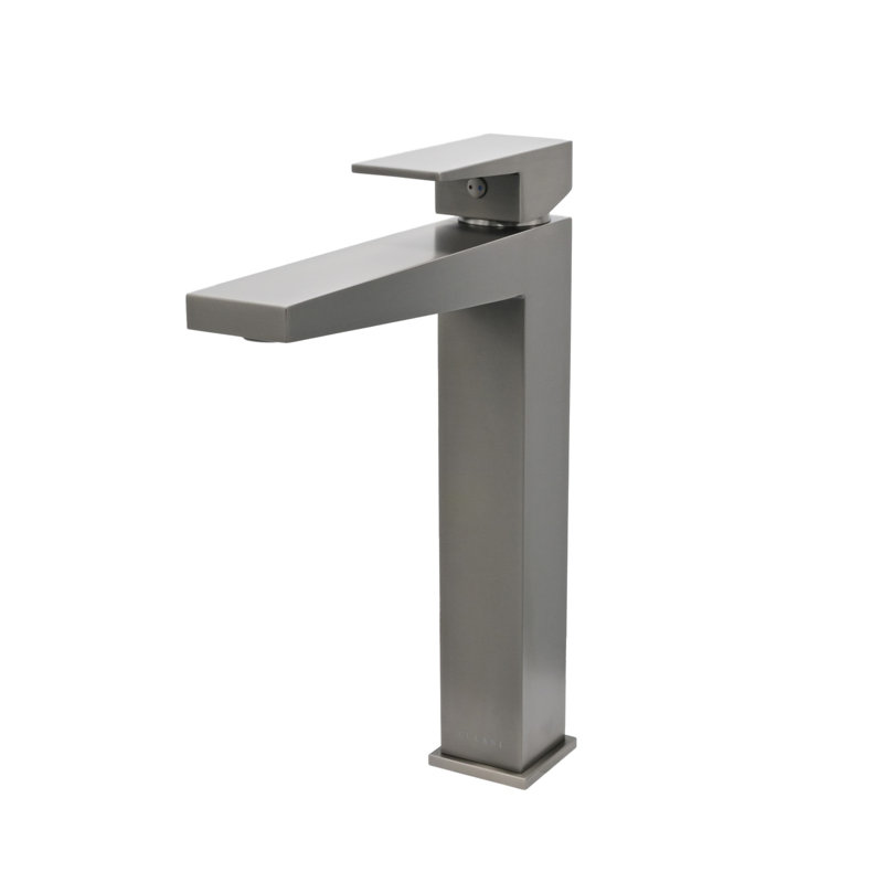 Lulani Boracay Single Hole Bathroom Faucet with Drain Assembly, Gun Metal