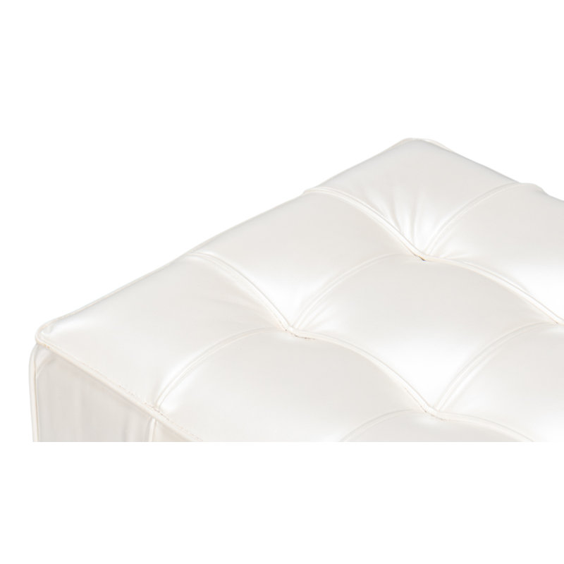 Catalunya Upholstered Bench, White