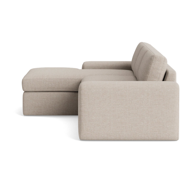 The OG Chaise Sectional, Performance Weave - Natural, Left Hand Facing