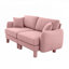 Boucle Fabric 2-Seat Sofa Including 2 Pillows-689569437-689569439-689569432