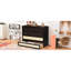 Lit double, pliable pour plus d'espace, sommeil confortable, articles de rangement de tiroir, unité pliable, charge de 350 livres, literie