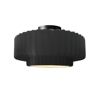 Plafonnier semi-encastré en céramique Radiance