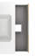 Suki 800mm Wall Hung Single Bathroom Vanity Unit-73822604-73822603