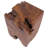 Solid Teak Wood Stool, Versatile Footrest/Side Table, 11.8" x 11.8" x 15.7" Brown