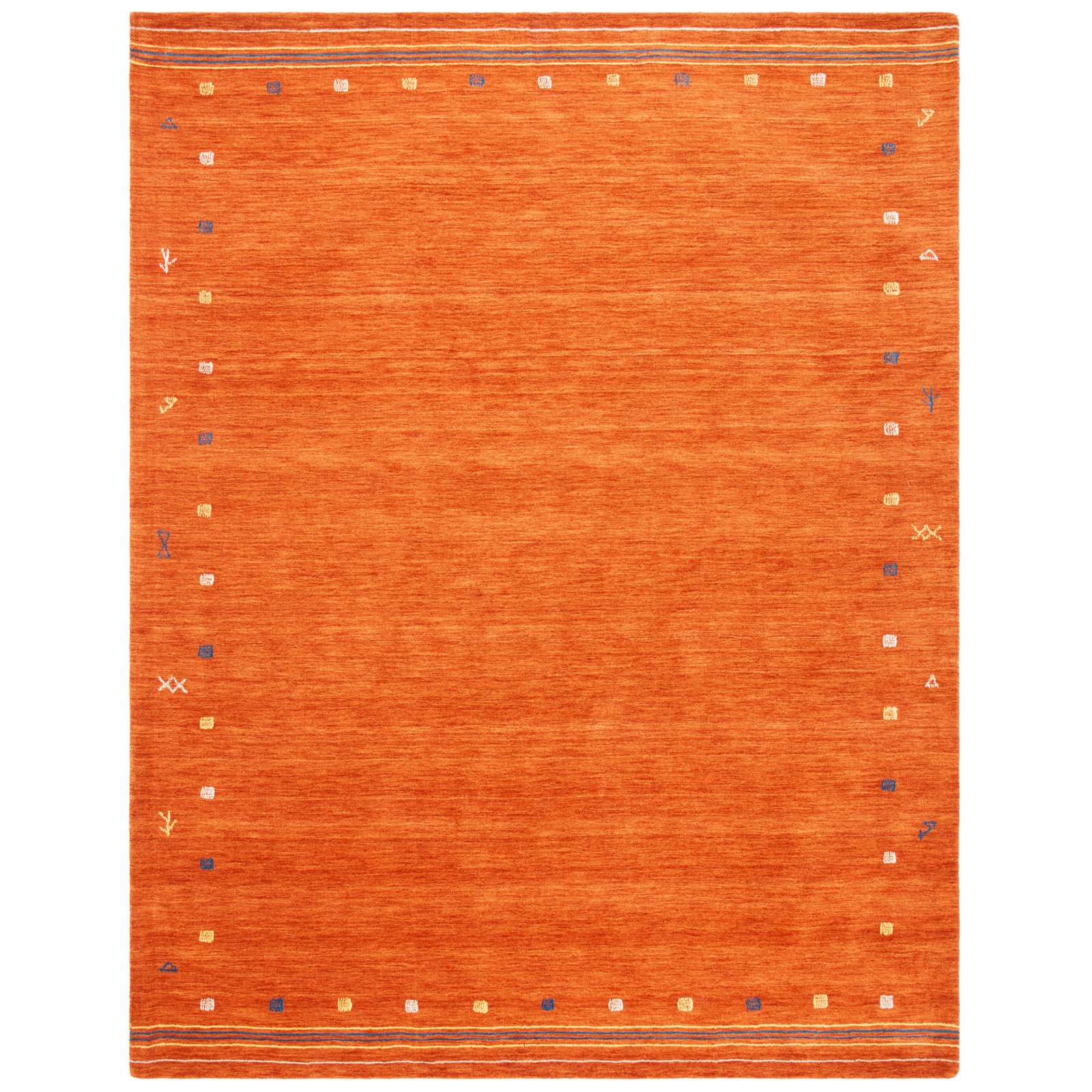 Danette Hand Loomed Wool Rug, Rectangle 10' x 14'