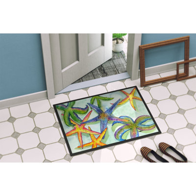 Tapis pour porte d’intérieur anti-dérapant starfish Arine
