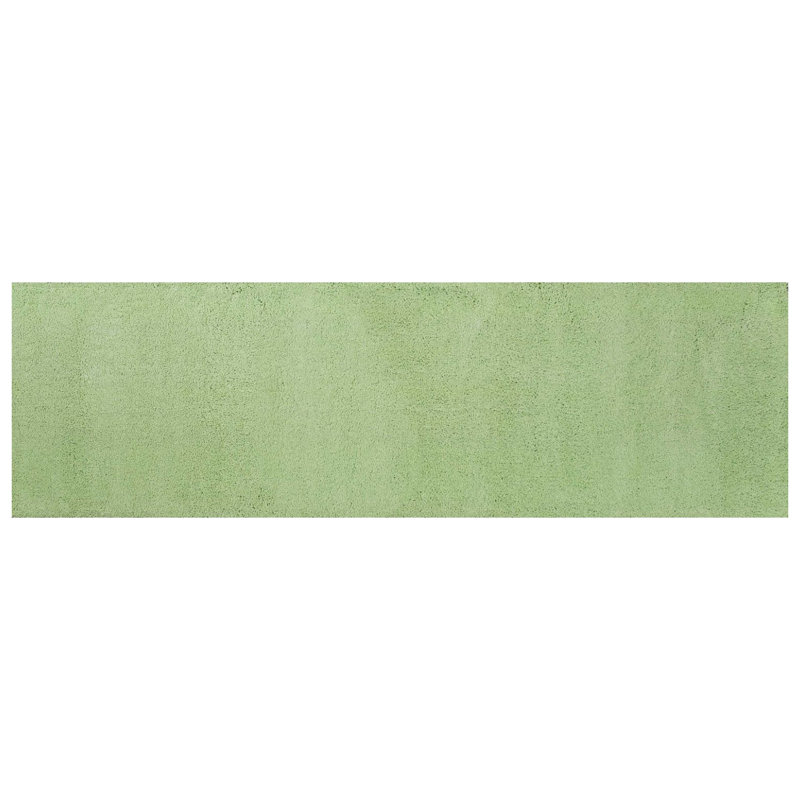 Tapis de couloir vert 2 po x 7 po vert menthe