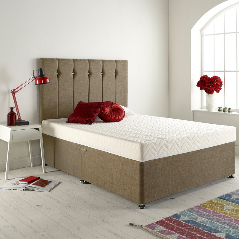 Memory Foam Mattress with Orthopaedic Support Foam Core, Super King (6')