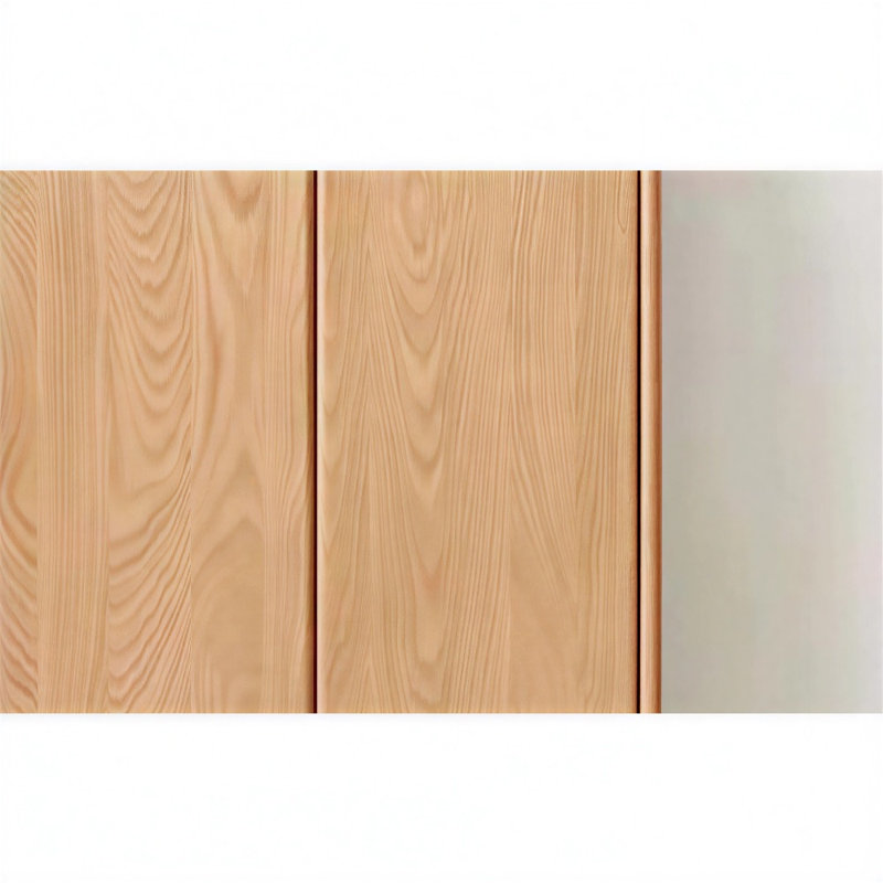 Armoire de rangement pour chaussures symétrique à double porte, 43.31" H x 31.5" W x 13.78" D, Burlywood