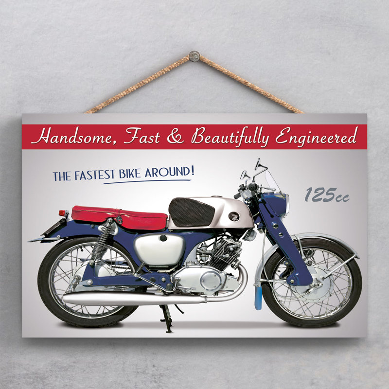 The Fastest Bike Around 1 Piece Wall Art on MDF