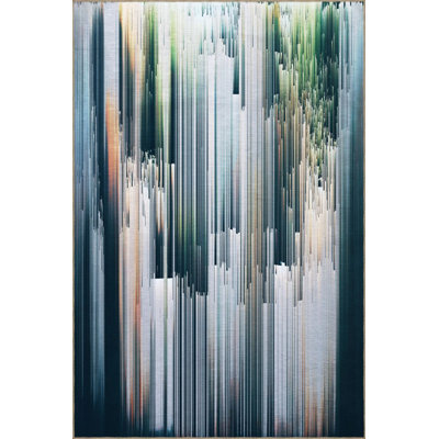 Multicolored Abstract Patterned Creative Modern Decorative Carpet