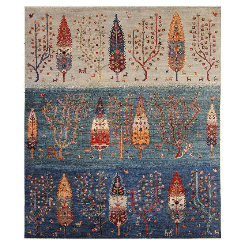 One-of-a-Kind 8' X 9'6" Hand Knotted Area Rug
