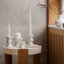 Bougeoir en porcelaine de table Lyngby Tura