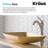 Glass Rectangular Vessel Bathroom Sink with Faucet-35841306-35982051