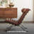 26-inch wide single chair, ergonomic metal frame lounge chair, suitable for use in living rooms, balconies, and offices.-94331369