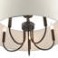 Lustre tambour 5 lumières à abat-jour Raymond-1085826018