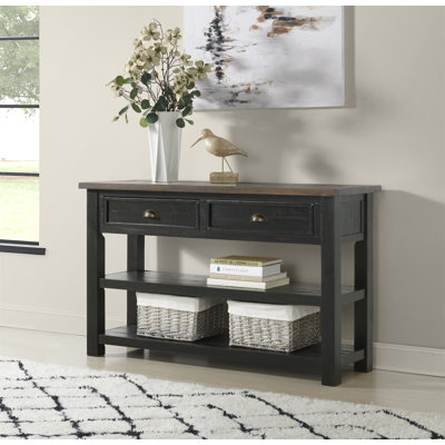 Holliman 50'' Solid Wood Console Table