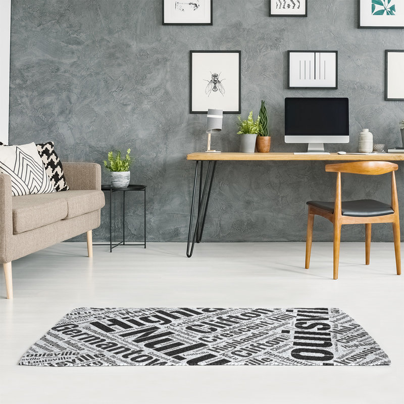 Chenille Indoor Rug, Rectangle 4' x 6'