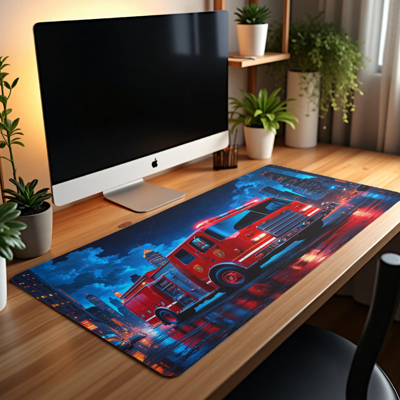 Polyester Desk Pad, 14.4x12.1