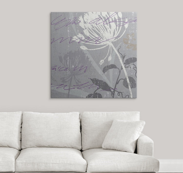 « gray ii » par lisa audit, impression Greenology, H 35 po x l 35 po x P 1,5 po, Toile
