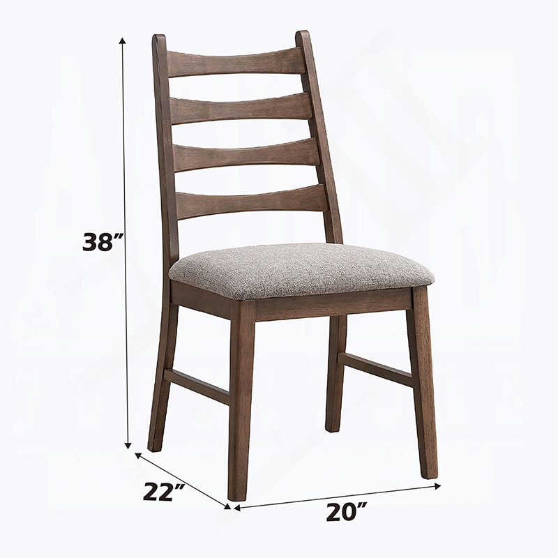 Table de salle à manger 7 pièces, 7 pièces : table, 6 chaises, Beige
