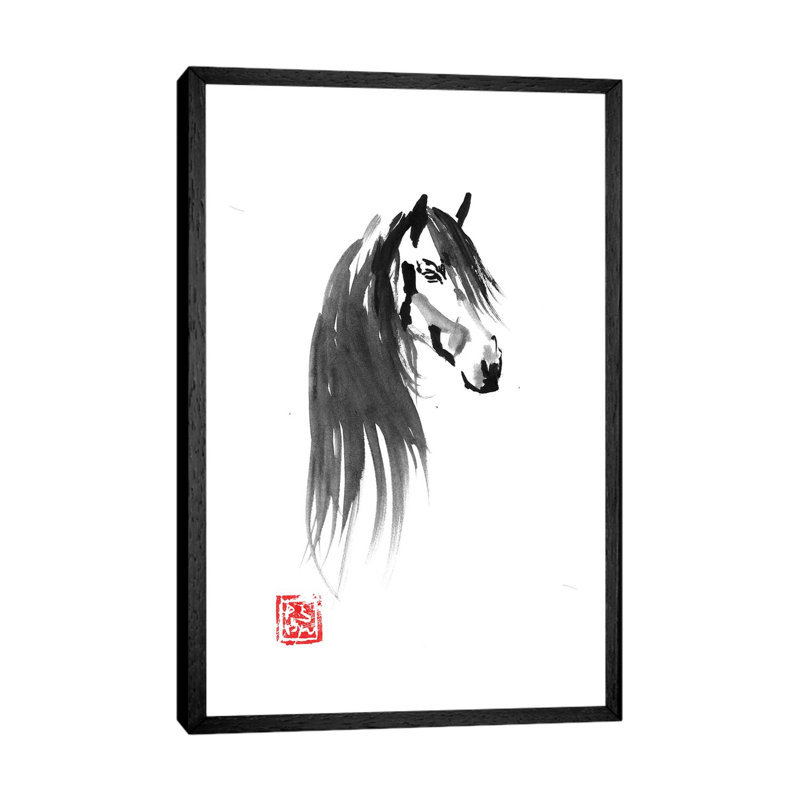 Pride by Péchane - Print on Canvas, 152.5 cm H x 101.5 cm W, Black Framed