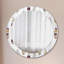 Huldar Glass Flat Wall Mirror