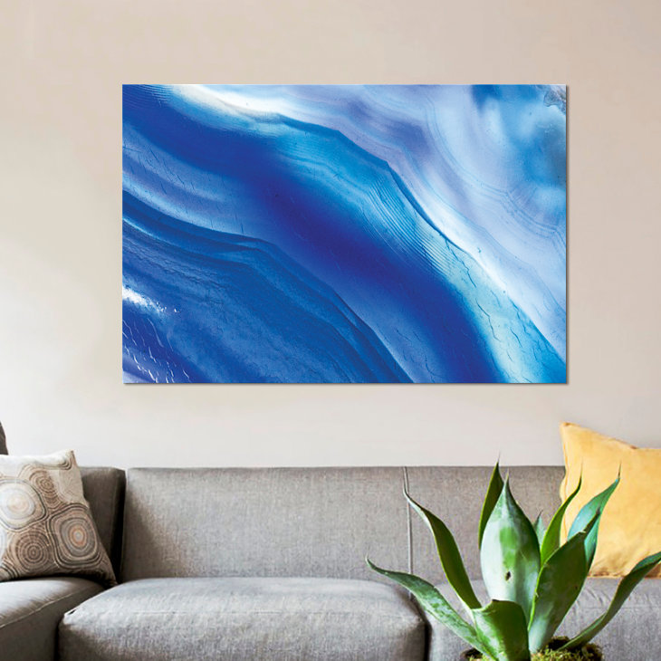 « level i », impression sur toile, H 8 po x l 12 po x P 0,75 po, Pas de tapis, Toile tendue