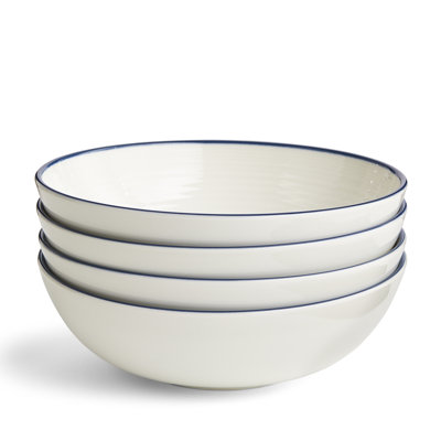Gordon Ramsay Maze  Line Cereal Bowl 7" Set of 4